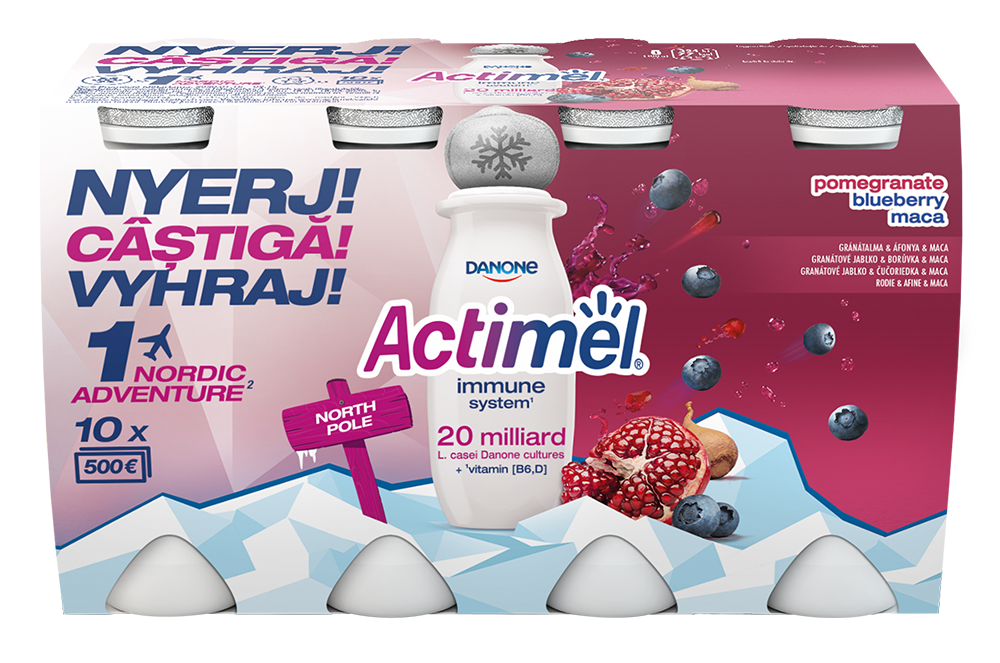 Actimel Őszibarack 8 x 100g