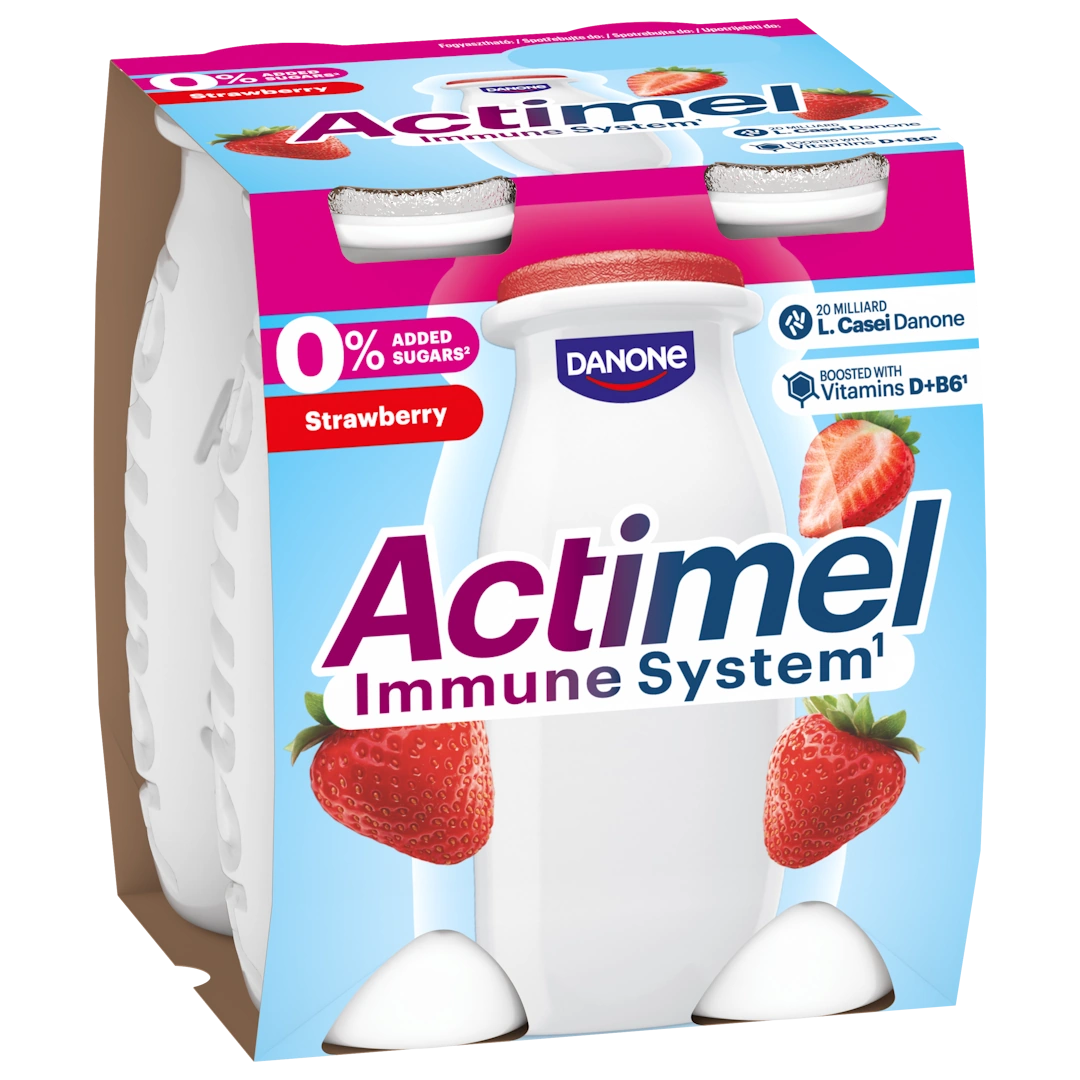Actimel 0% hozzáadott cukor Eper
