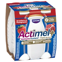 Actimel+ Eper-<br/>gránátalma 4 x 100g