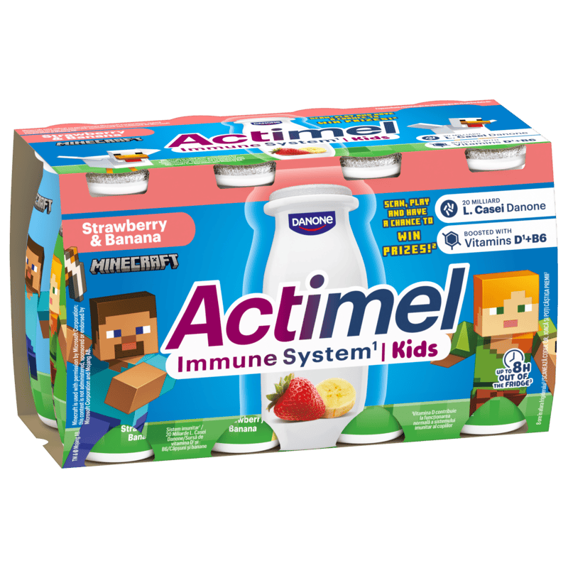 Actimel Eper-Banán 8db